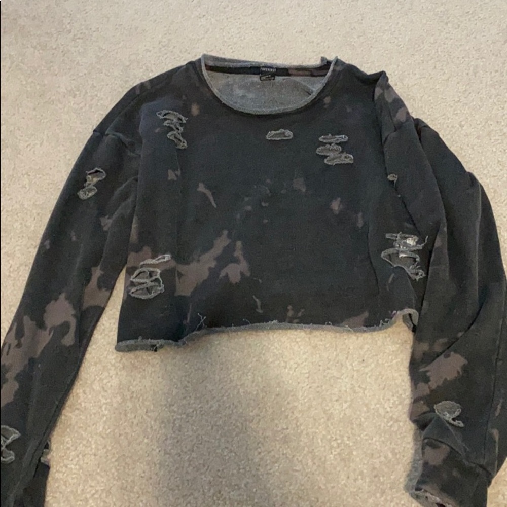Cropped sweatshirt